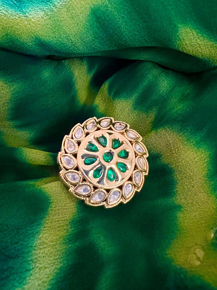 Kundan Wedding Ring - SHIVKA