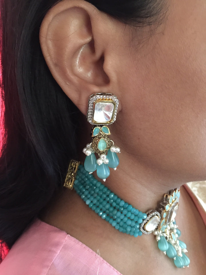 Victorian Choker with Earrings