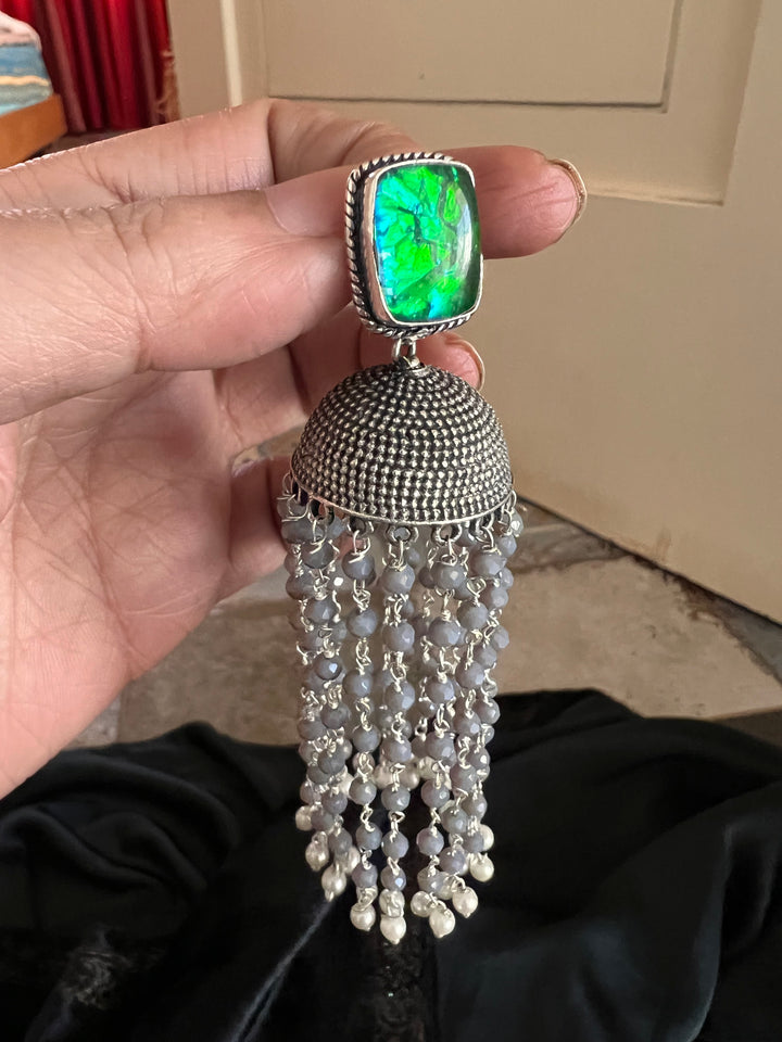 Beautiful Tasseled Long Danglers