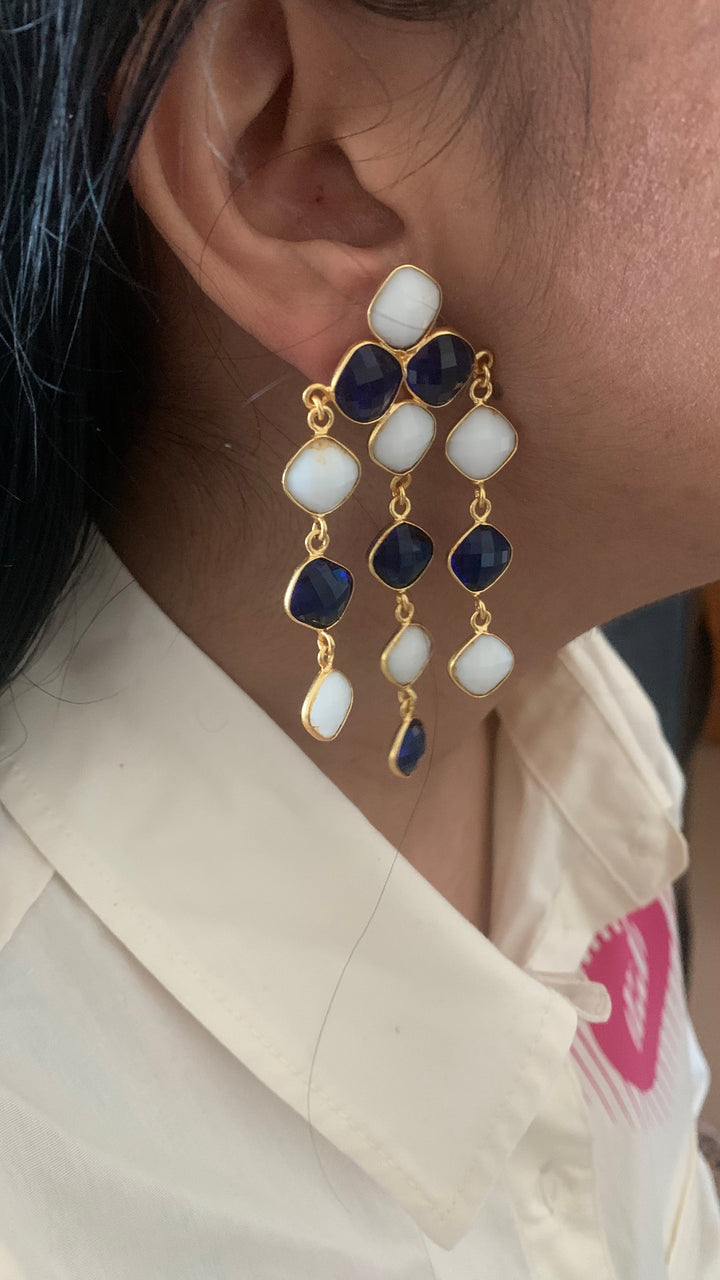 Statement Gemstones Earrings