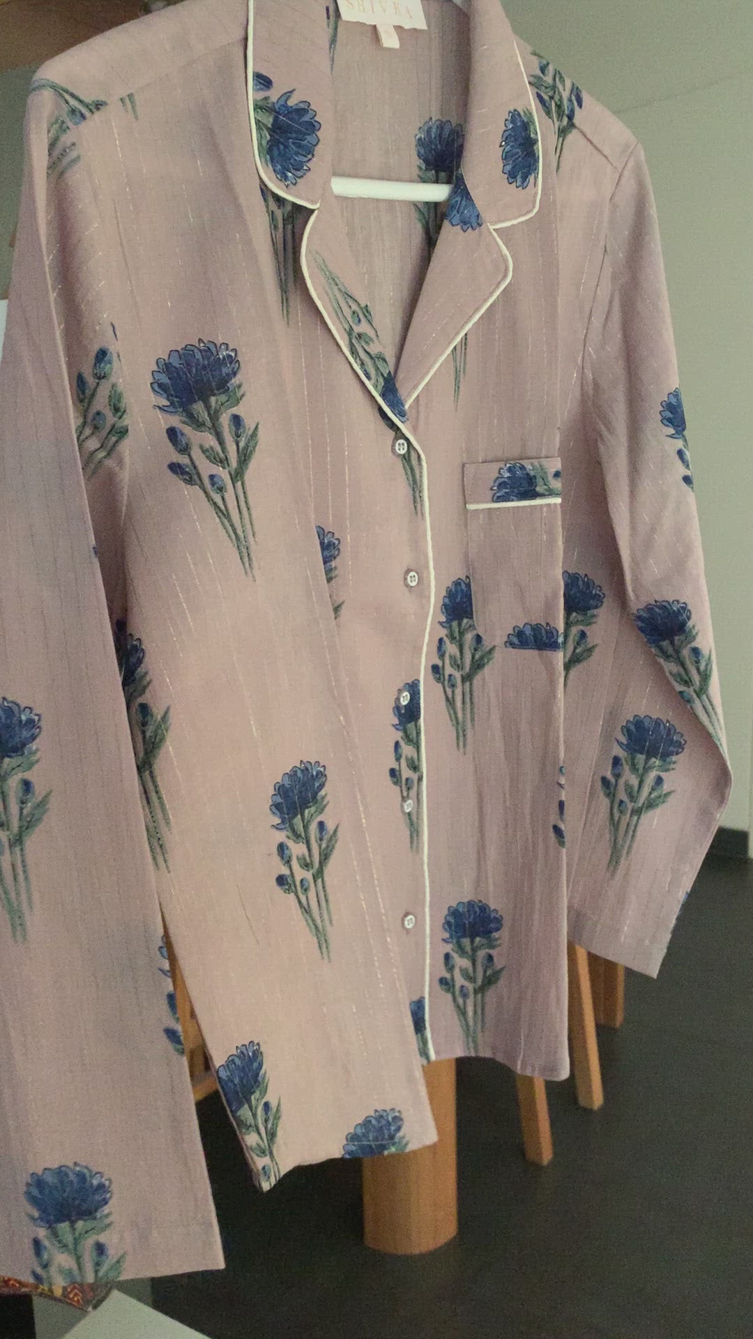 Blue Flowers Nightsuit