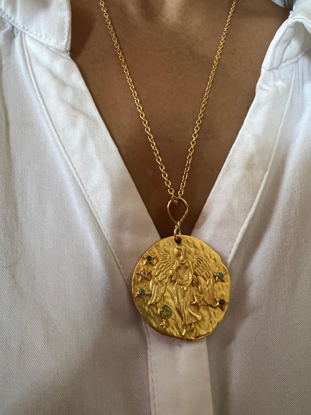 Statement Virgo Pendant Necklace - SHIVKA