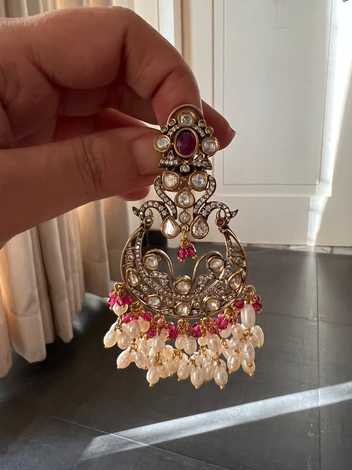 Victorian Kundan Earrings