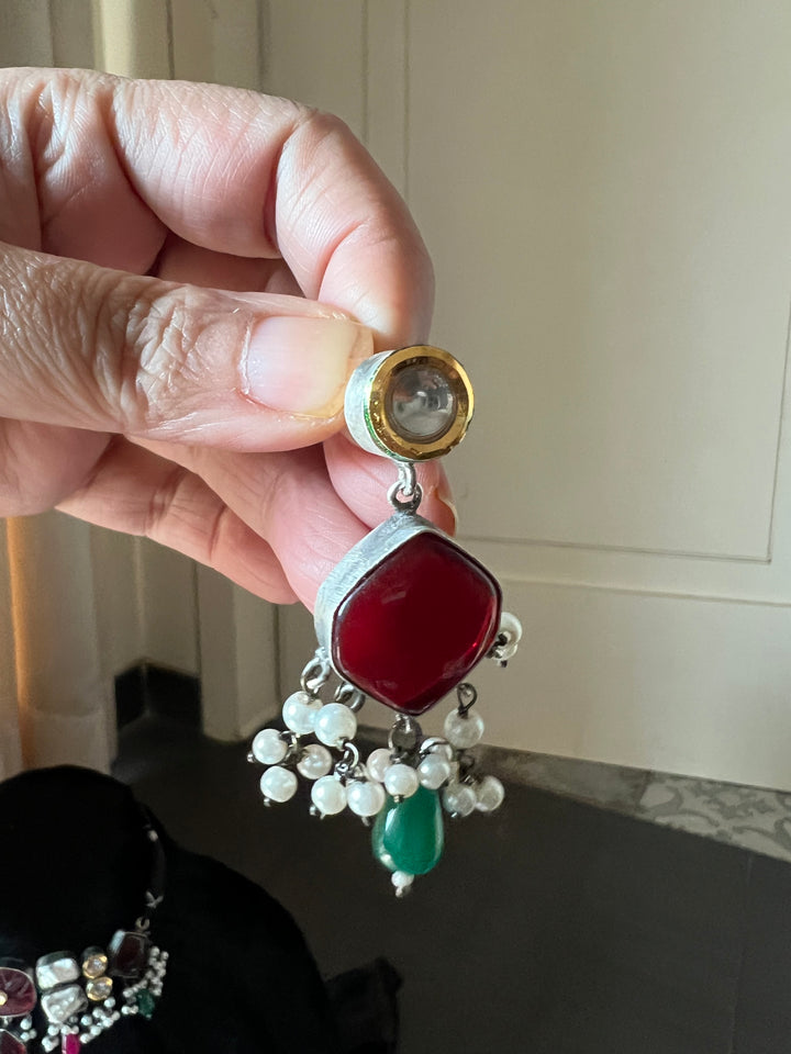 Fusion Necklace with Earrings