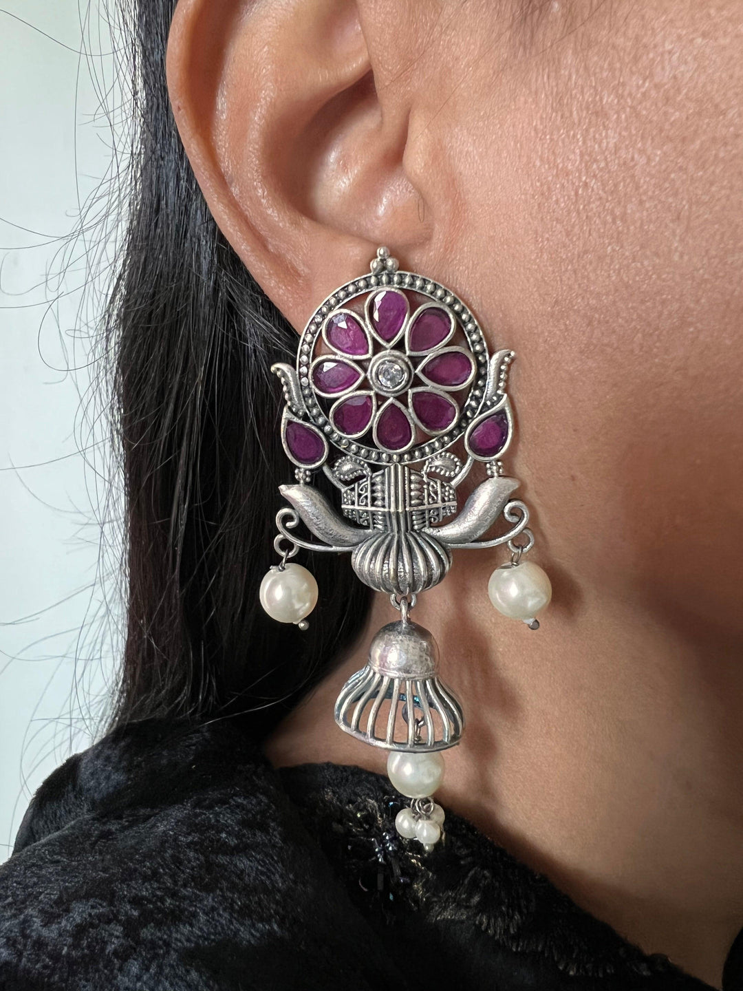 Statement Antique Earrings - SHIVKA