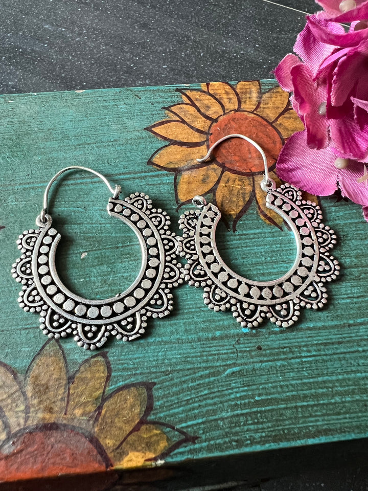 Brass Earrings- Set of Two