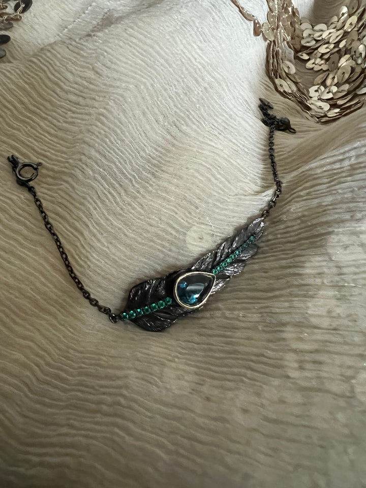 Sterling Silver London Blue Topaz Bracelet