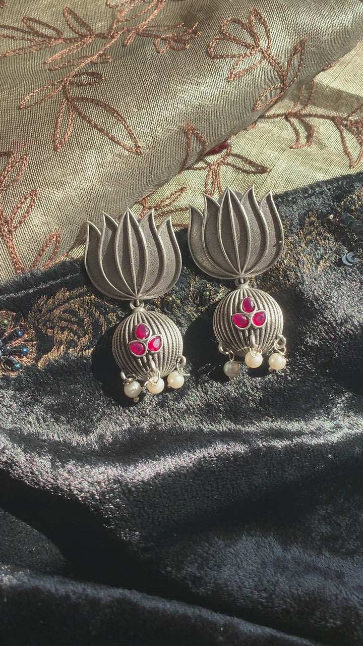 Lotus Earrings