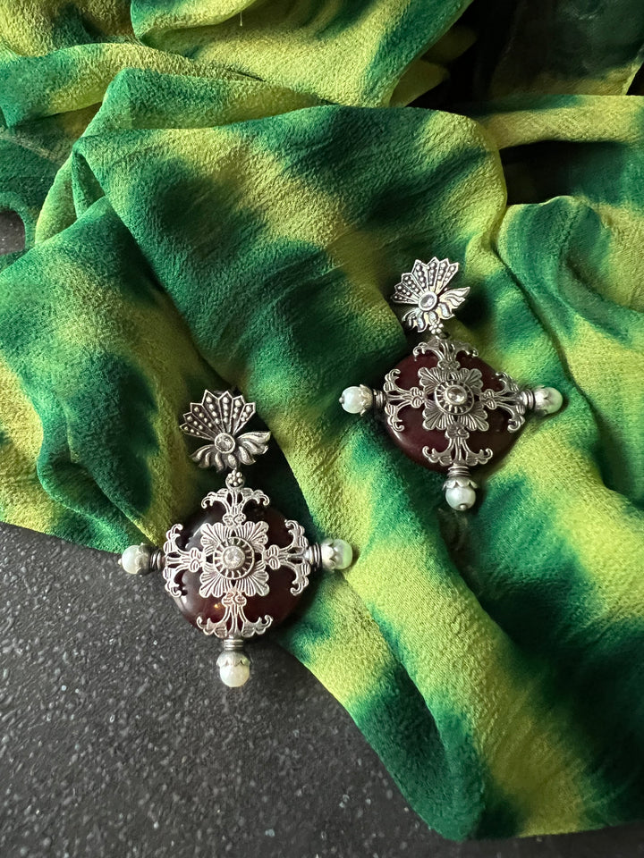 Antique Brass Earrings