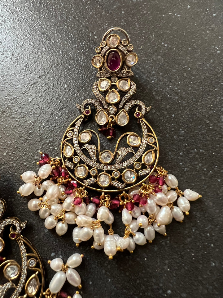 Victorian Kundan Earrings