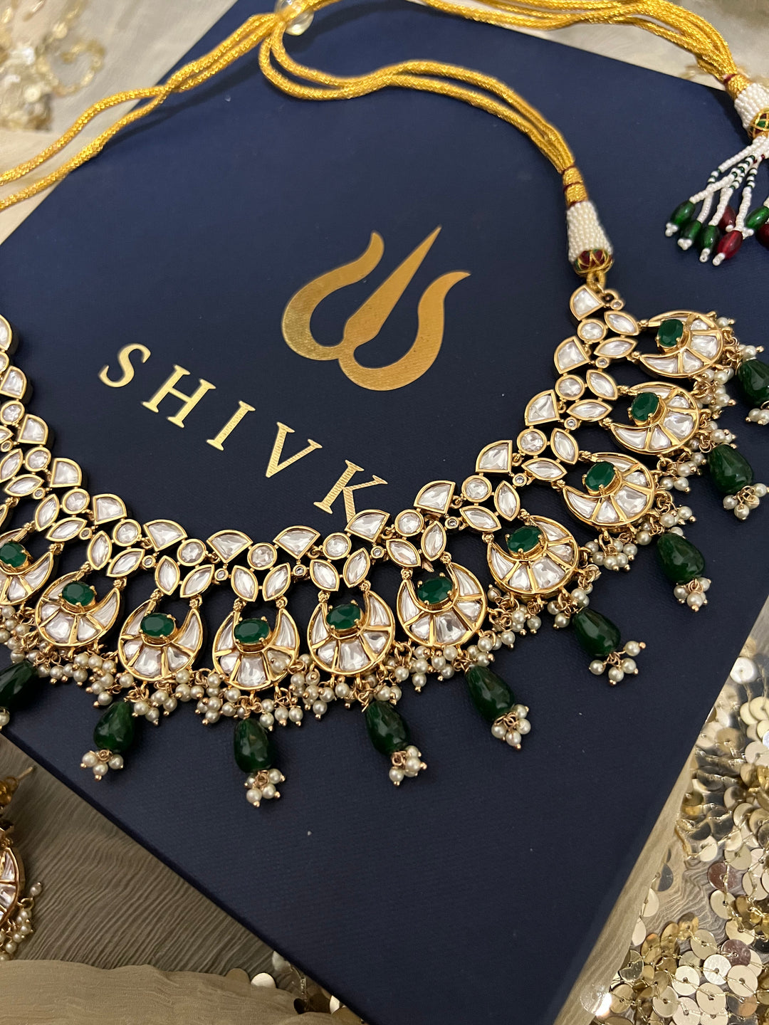 Royal Bridal Choker with Earrings