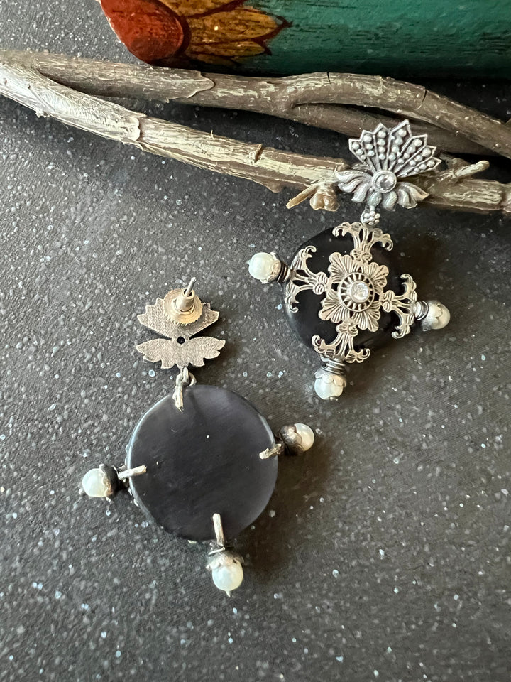 Antique Brass Earrings