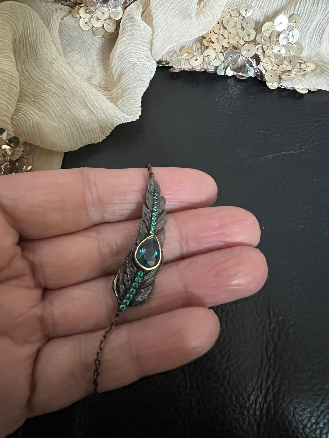 Sterling Silver London Blue Topaz Bracelet