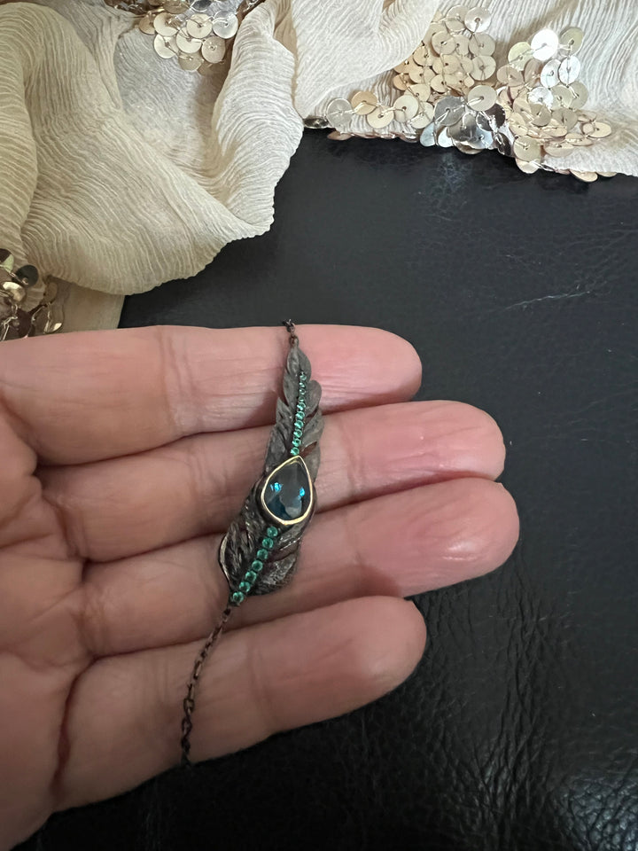 Sterling Silver London Blue Topaz Bracelet