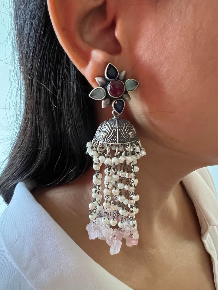 Beautiful Beads Tasseled Danglers