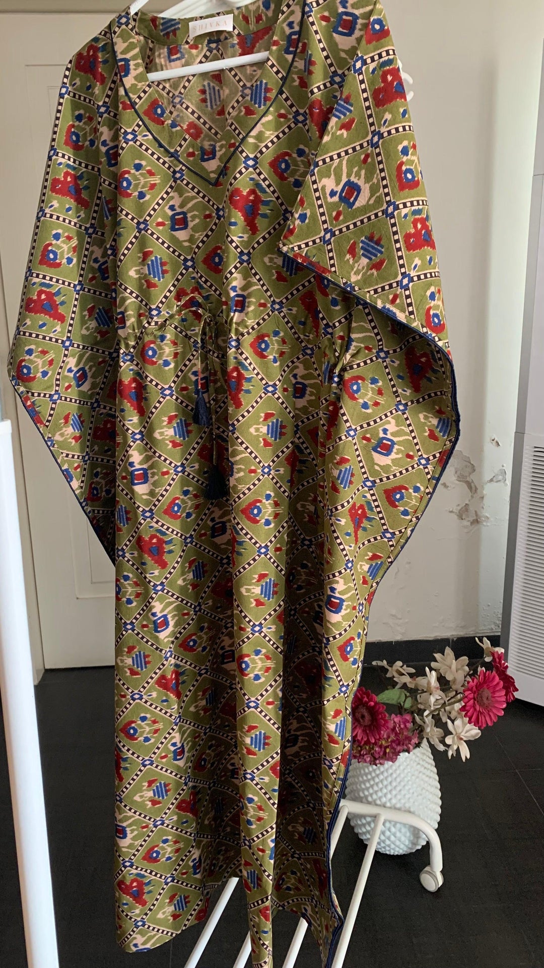 Printed Cotton Kaftan - SHIVKA