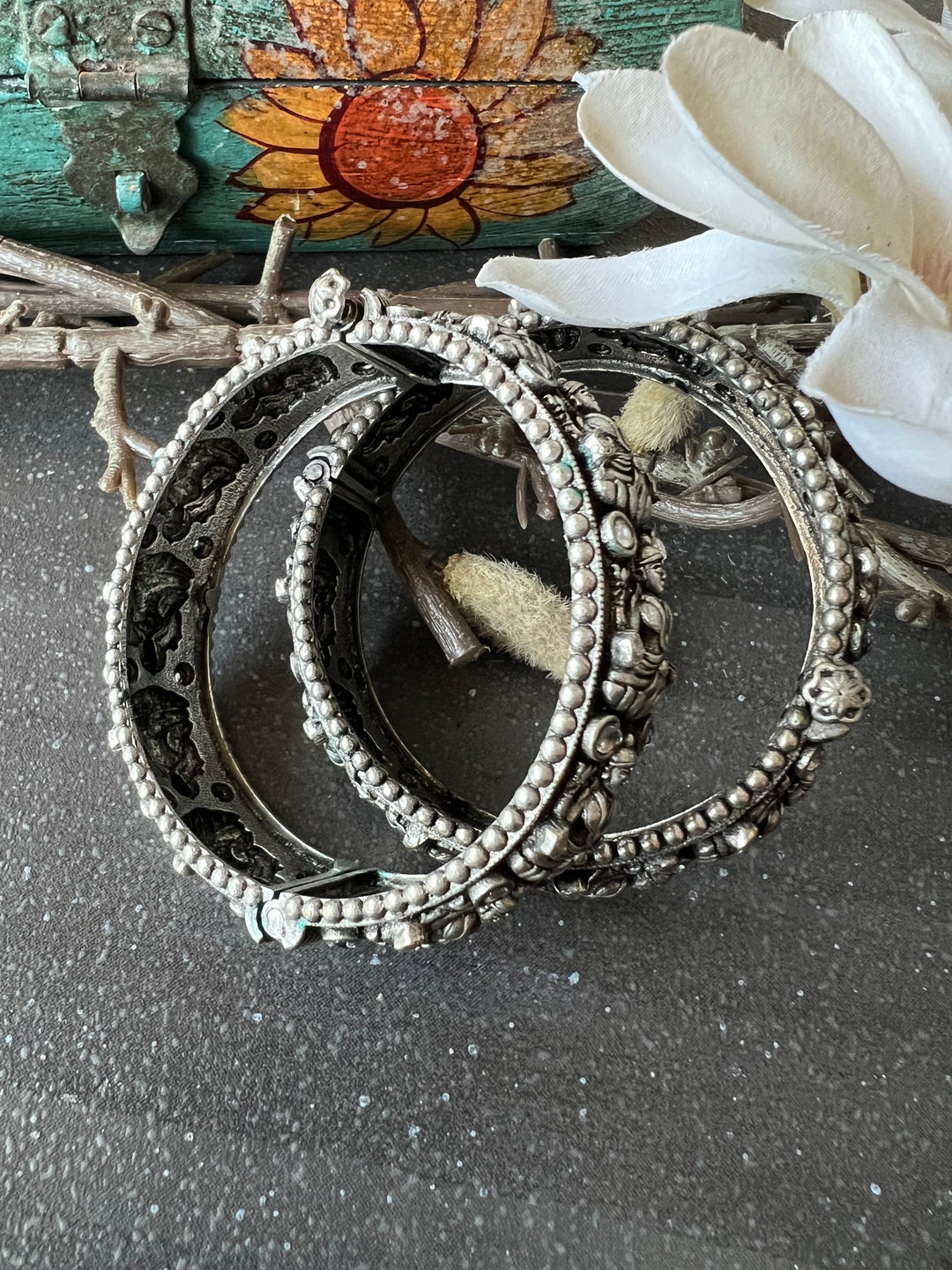 Antique Kadas- Set of Two