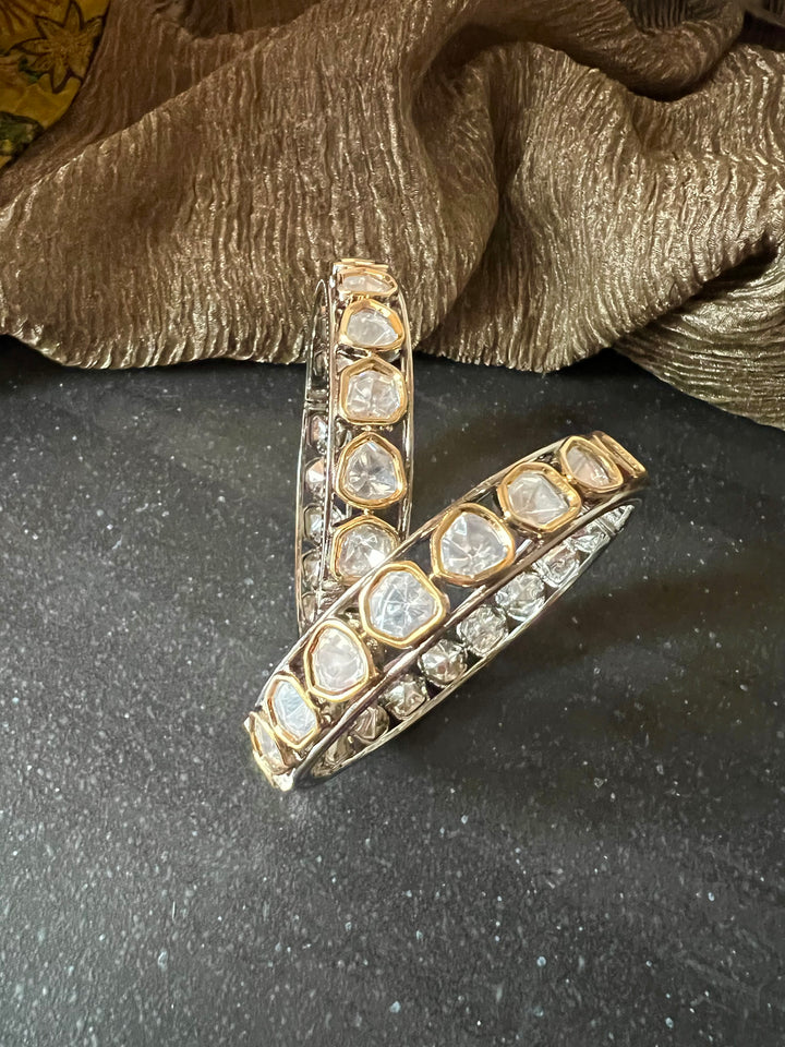 Uncut Polki Kundan Bangles