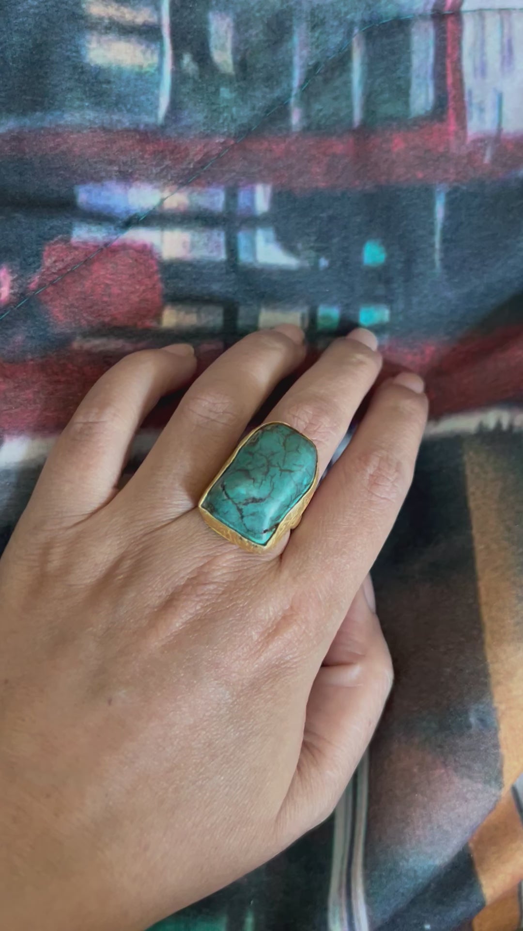 Statement Turquoise Ring