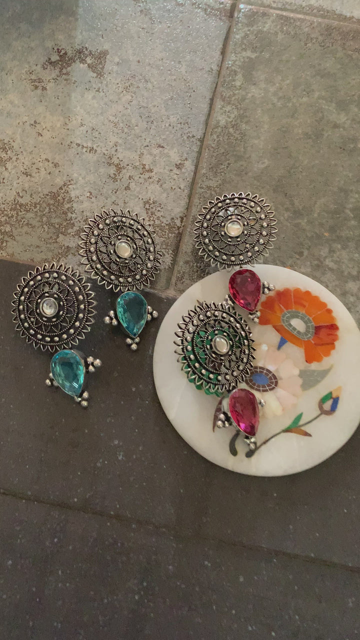 Designer Stone Earrings