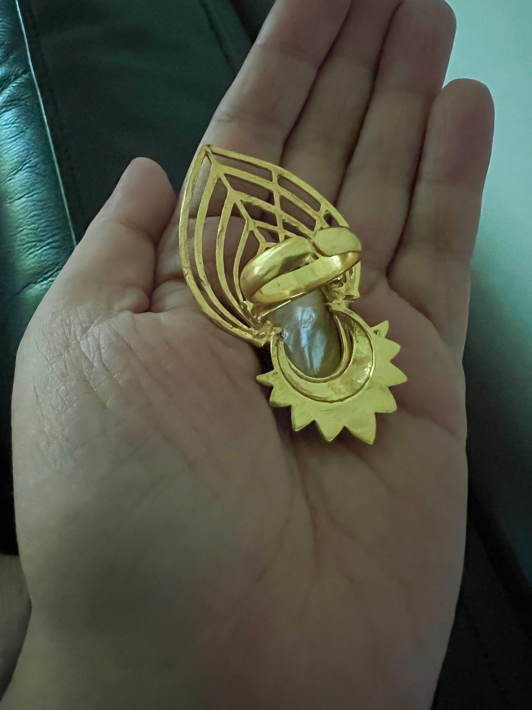 Bold Baroque Egyptian Ring