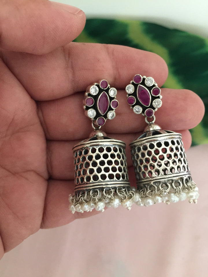 Scintillating Pure Silver 925 Earrings