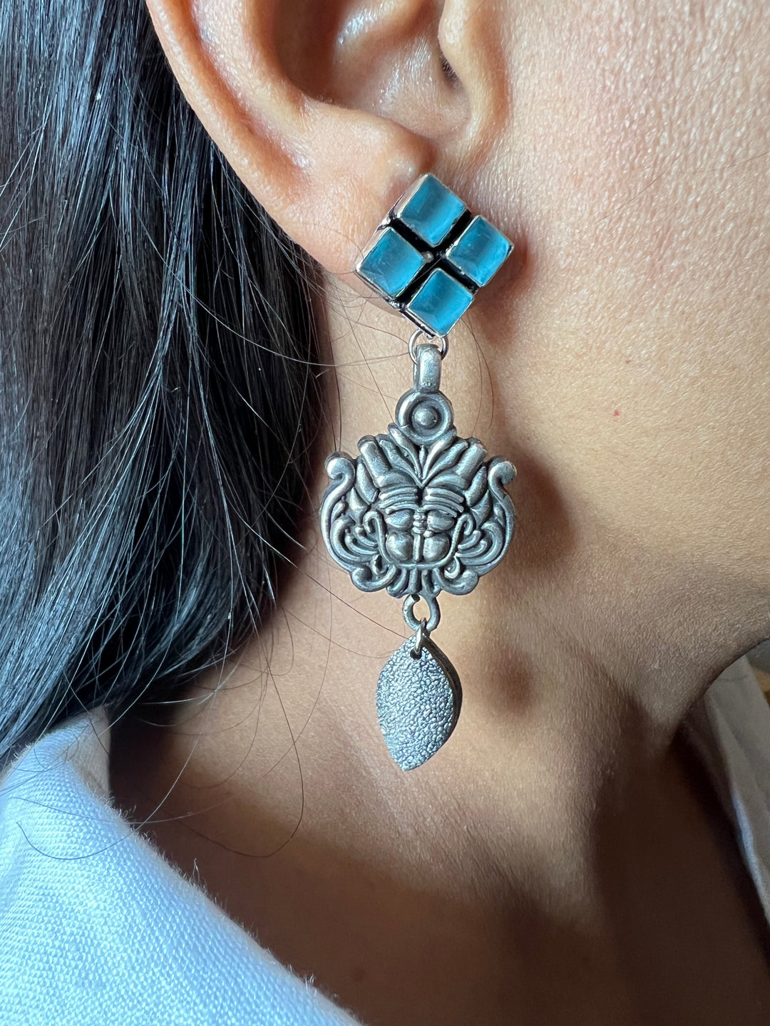 Antique Stone Danglers