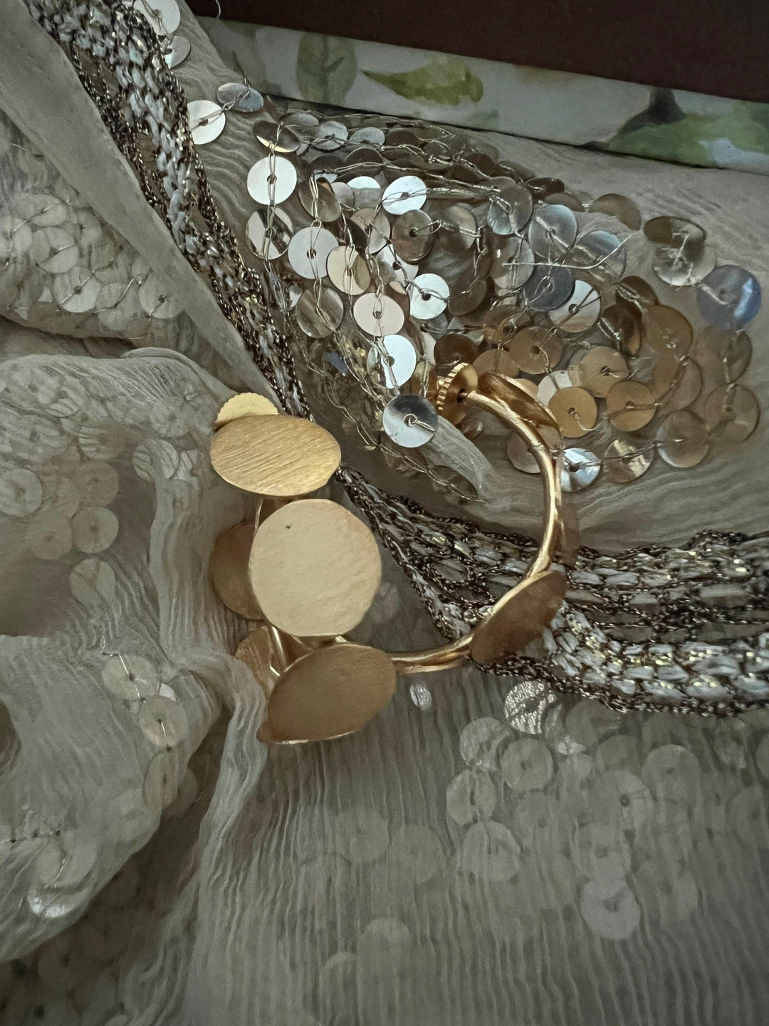 Statement Gold Tone Hoops - SHIVKA