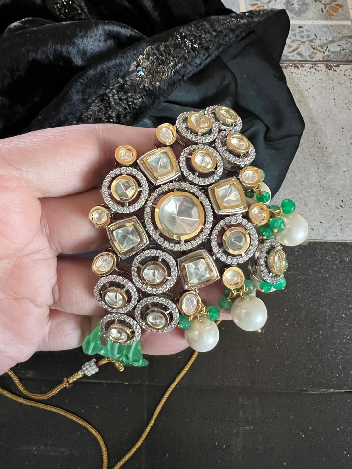 Scintillating Bridal Kundan Choker with Earrings - SHIVKA