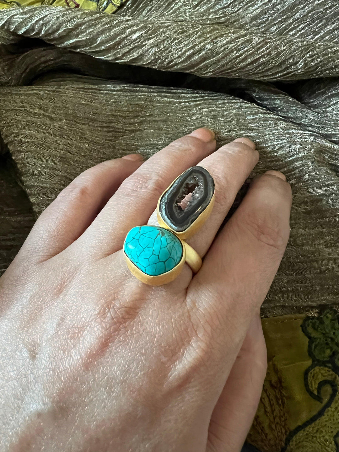Statement Stone Ring - SHIVKA