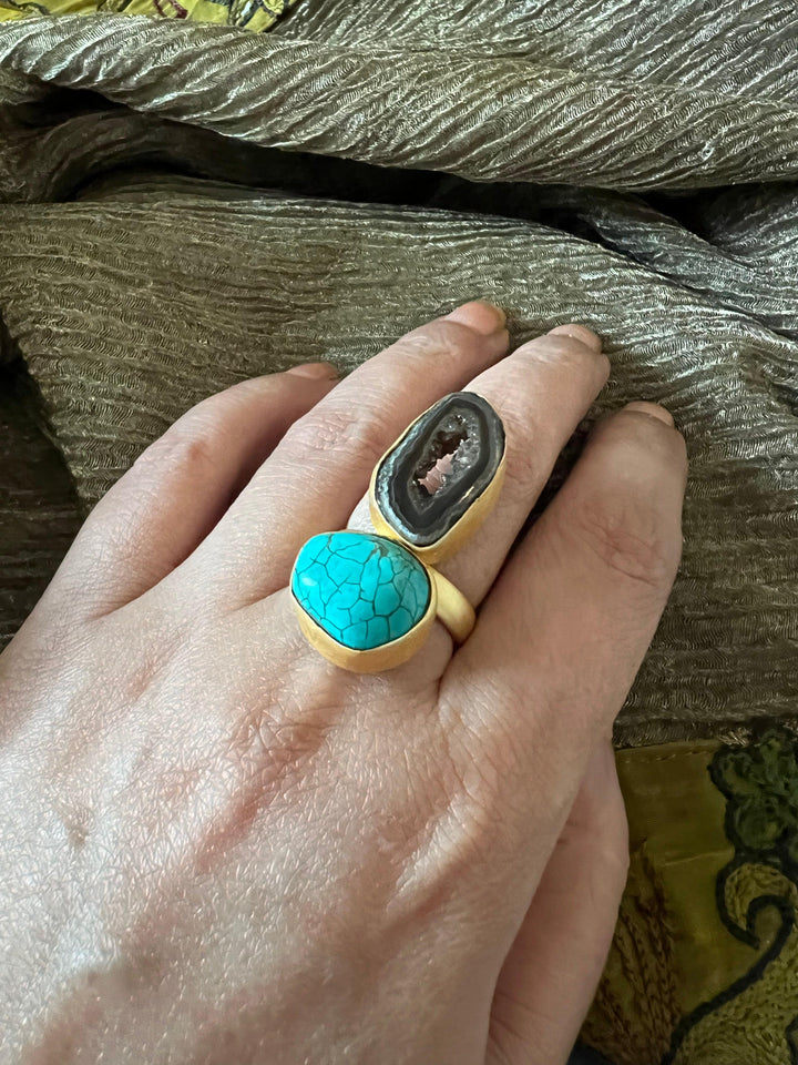 Statement Stone Ring - SHIVKA