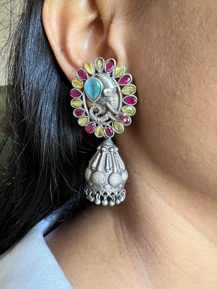 Antique Elephant Earrings