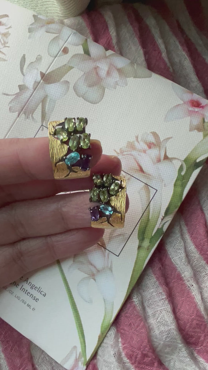 Multi Gemstone Pure 925 Silver Baalis