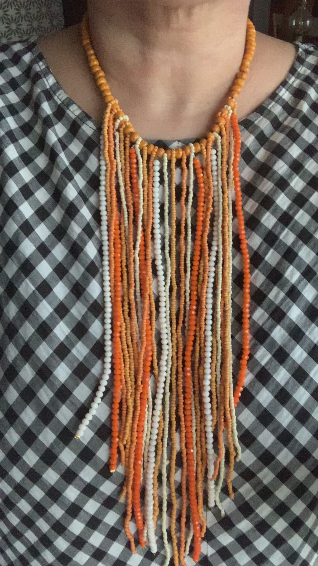 Multi Tasseled Statement Necklace