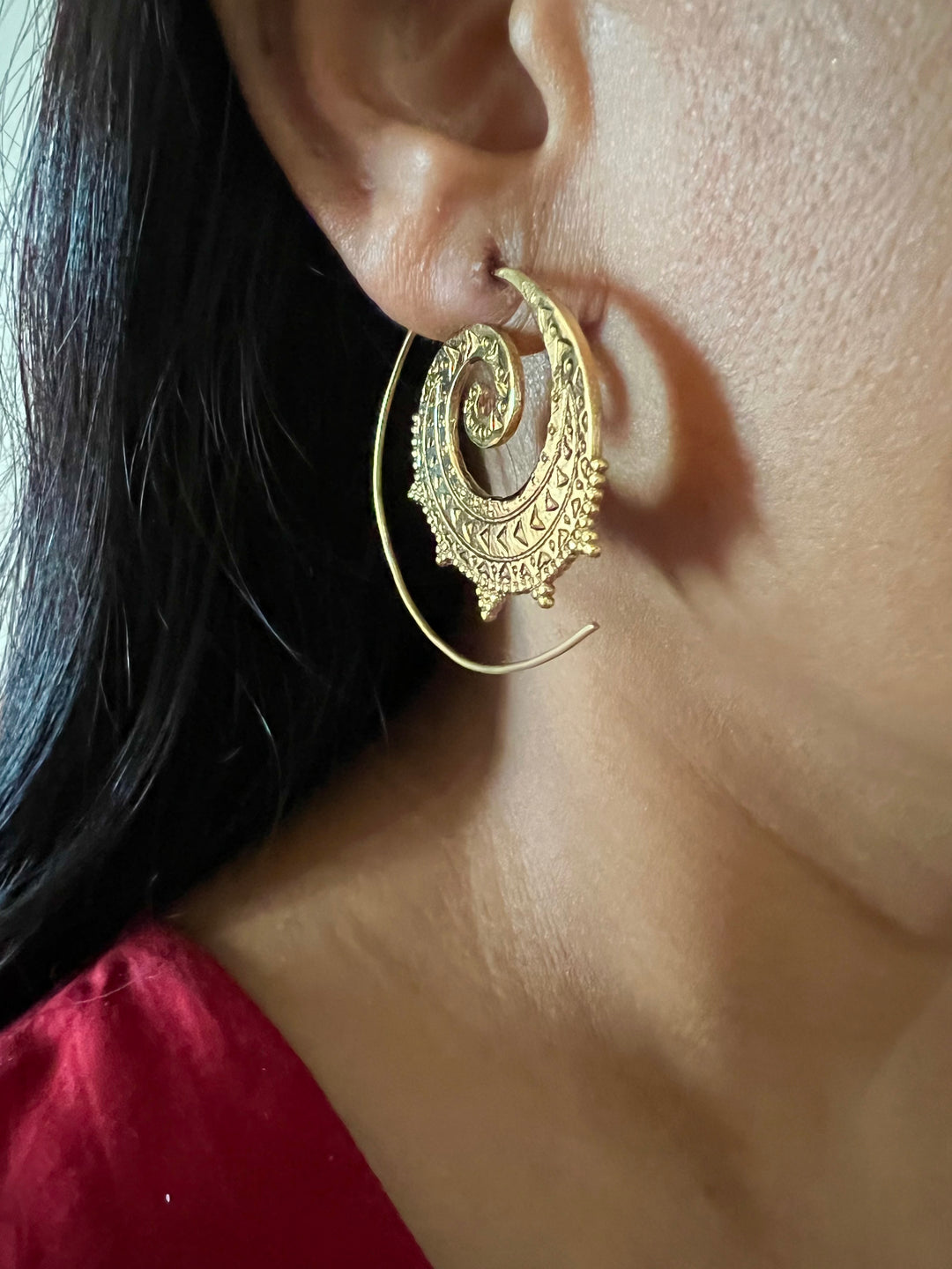 Egyptian Hoop Earrings