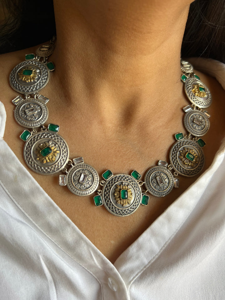 Fusion Necklace with Earrings