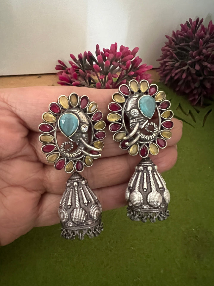 Antique Elephant Earrings