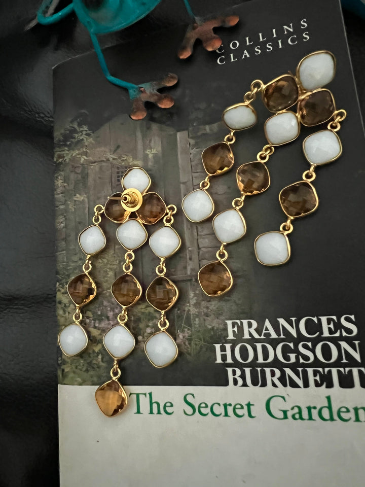 Statement Gemstones Earrings