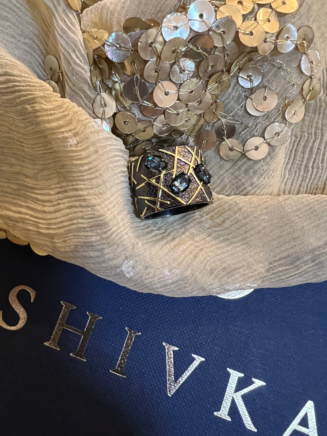 Designer London Blue Topaz Pure Silver Ring