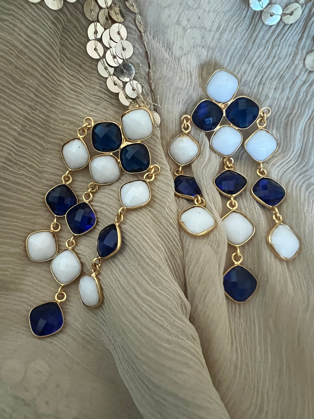 Statement Gemstones Earrings