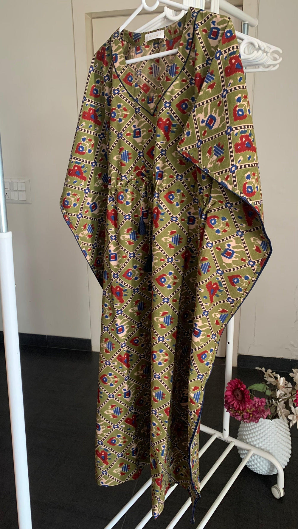 Printed Cotton Kaftan - SHIVKA