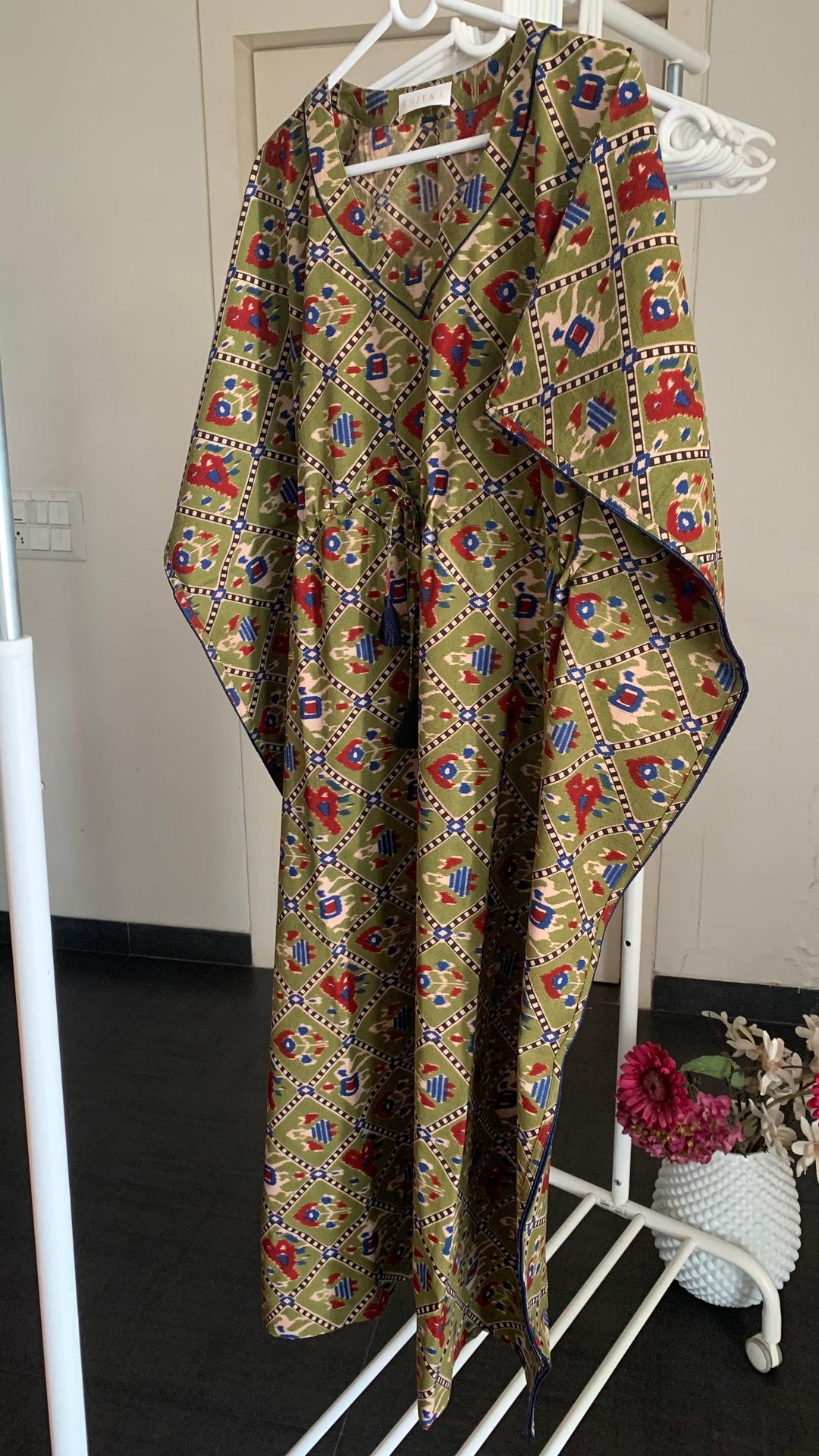 Printed Cotton Kaftan - SHIVKA