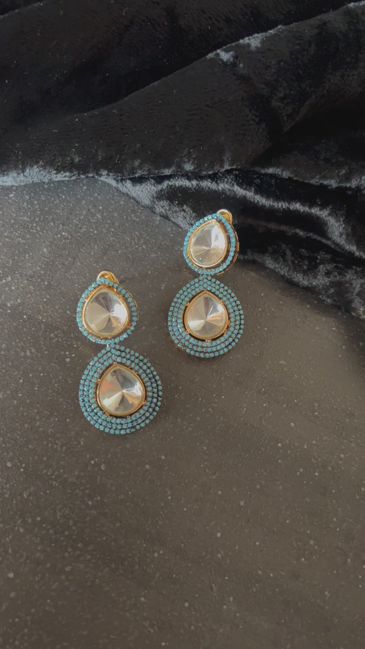 Statement Polki Earrings