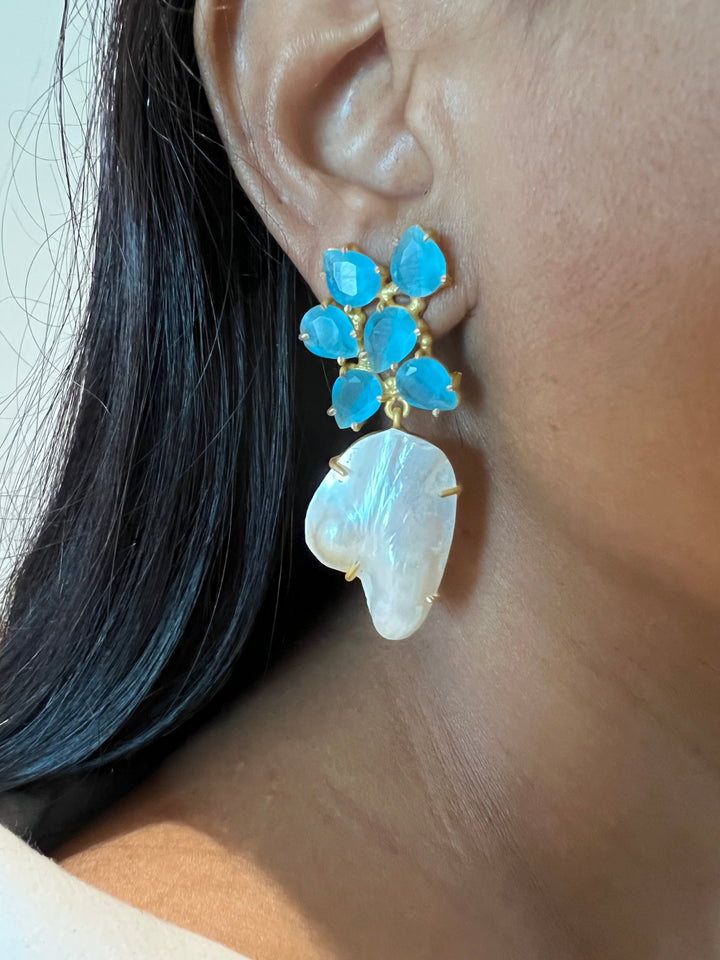 Scintillating Gemstones Earrings