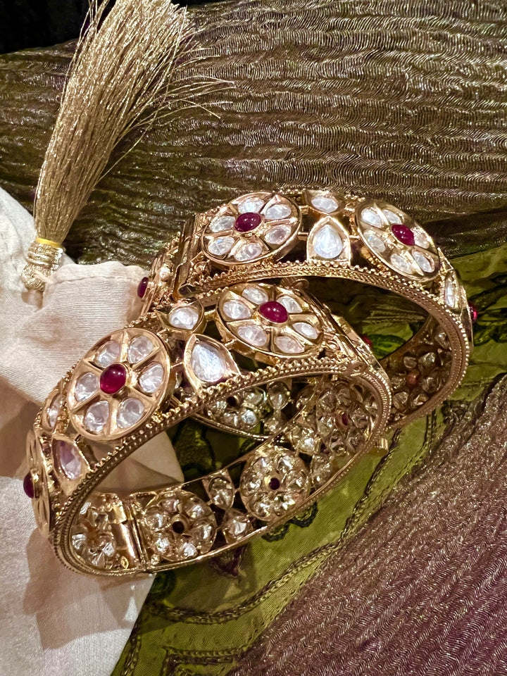 Bridal Kundan Kadas- Set of Two