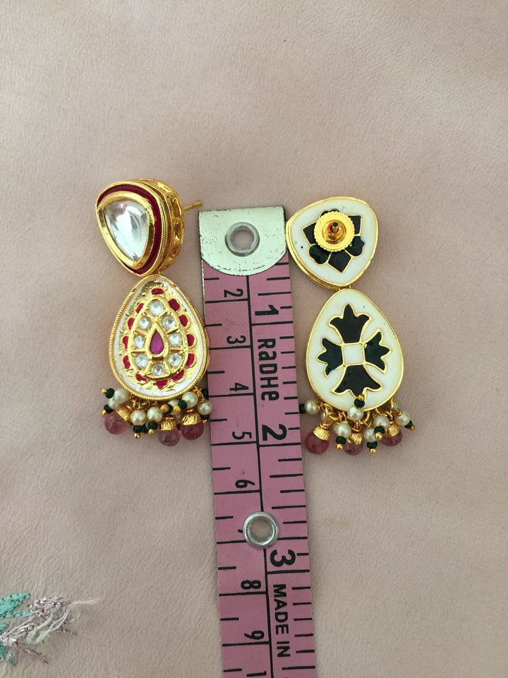 Elegant Kundan Choker with Earrings