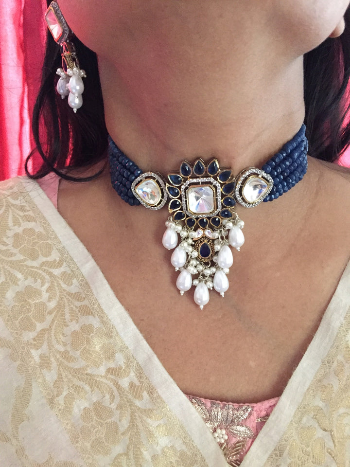 Victorian Choker with Earrings