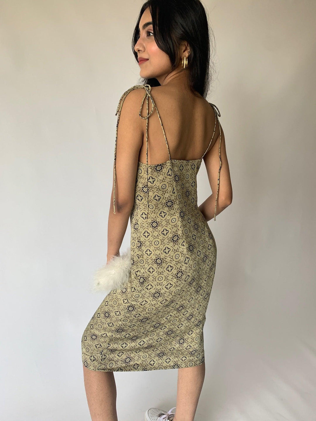 Winter Hazel Cowl Neck Dress - SHIVKA