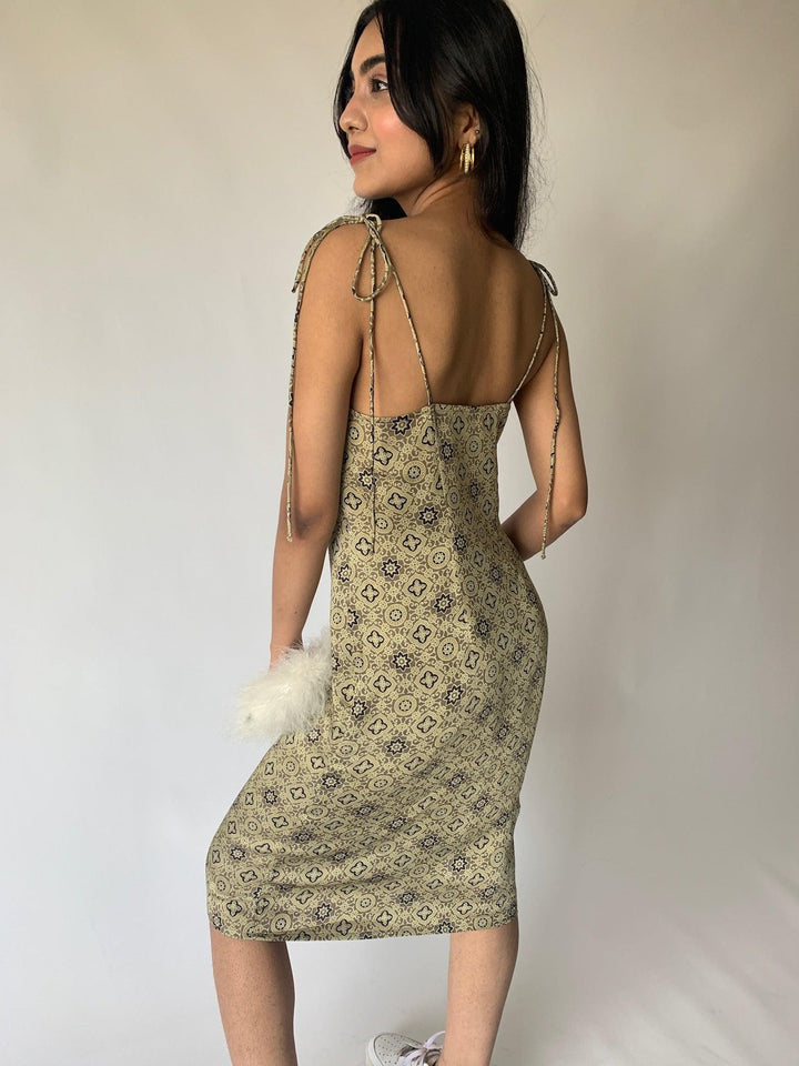 Winter Hazel Cowl Neck Dress - SHIVKA