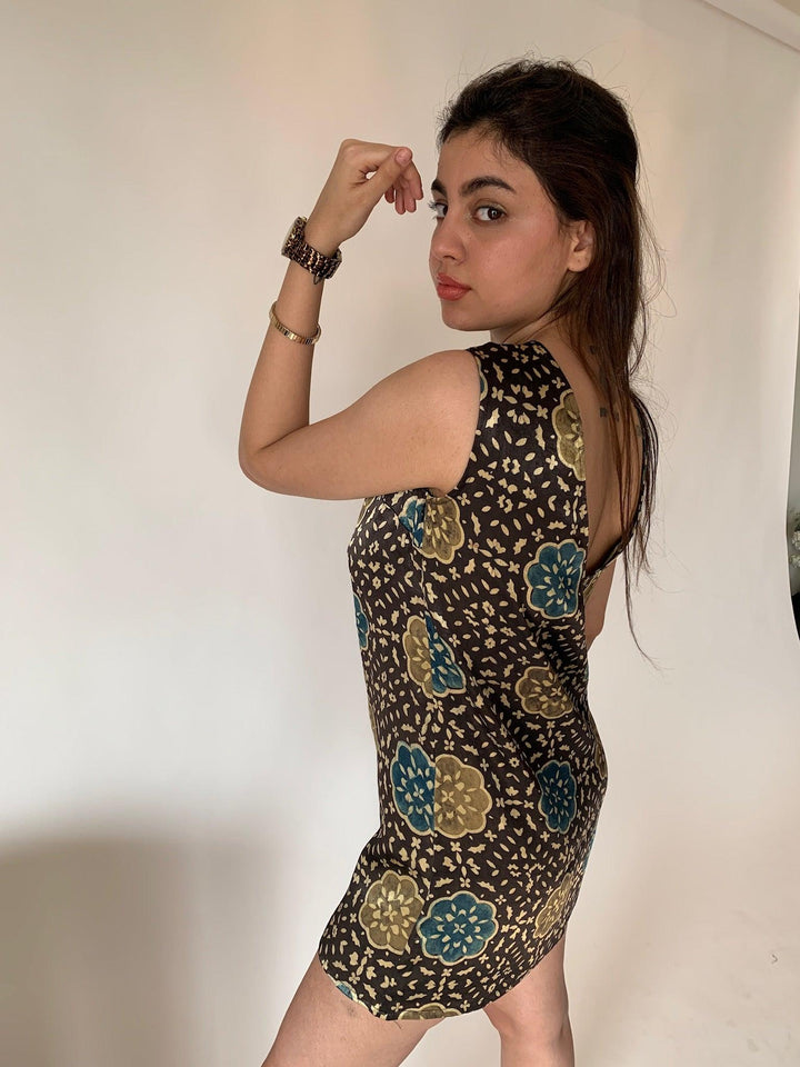 Silk Lounge Mini Dress - SHIVKA